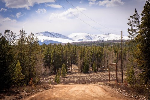 Mountains looking to the west
